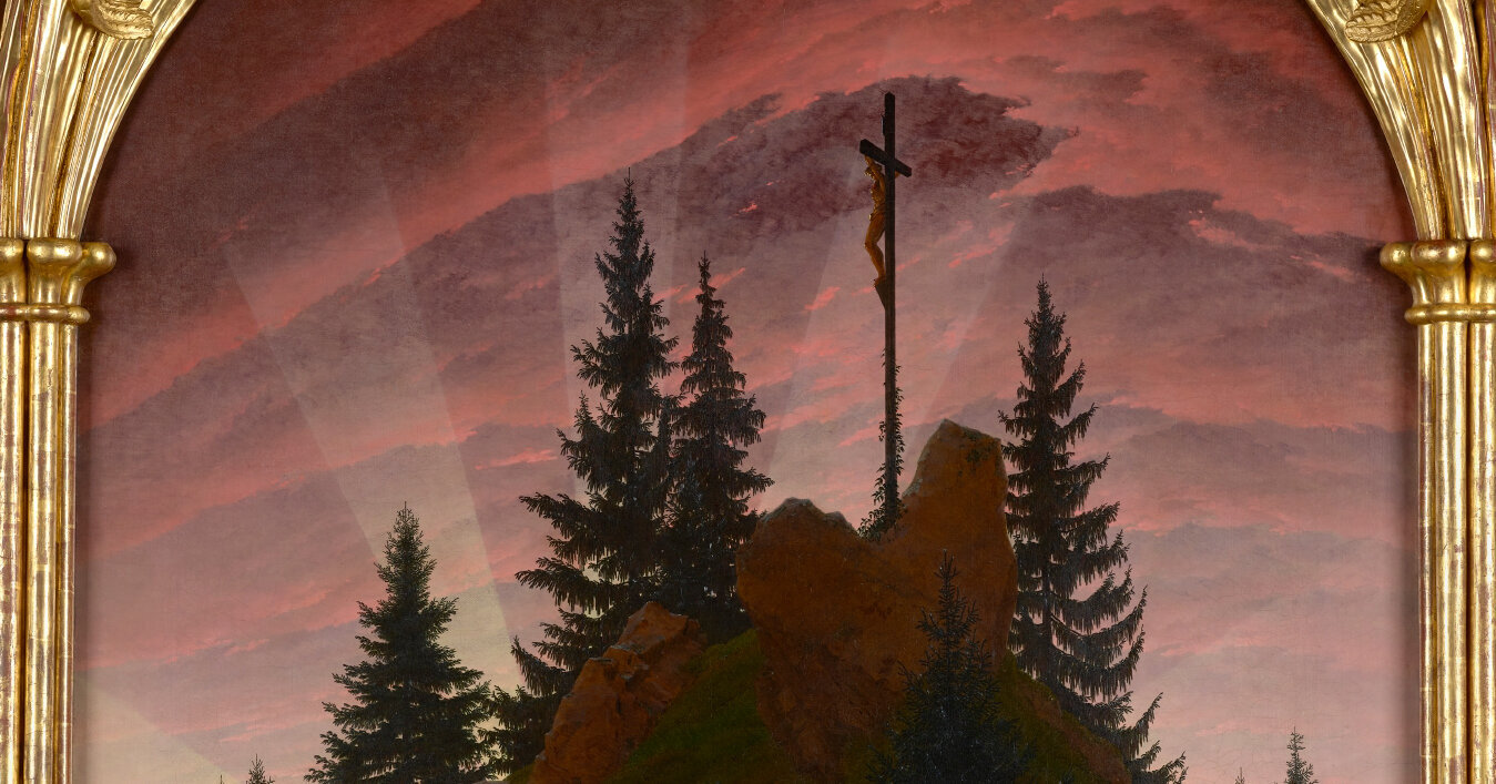 caspar david friedrich kreuz im gebirge